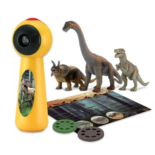 Baby Dino Projector STEM Play Set Interactive Learning with Dinosaur Figures