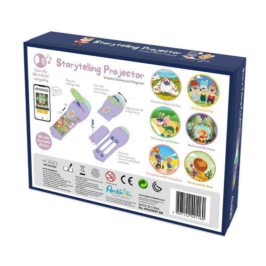 Kids Storytelling Torch Projector Gift Set 6 Stories & Audio Learning Toy